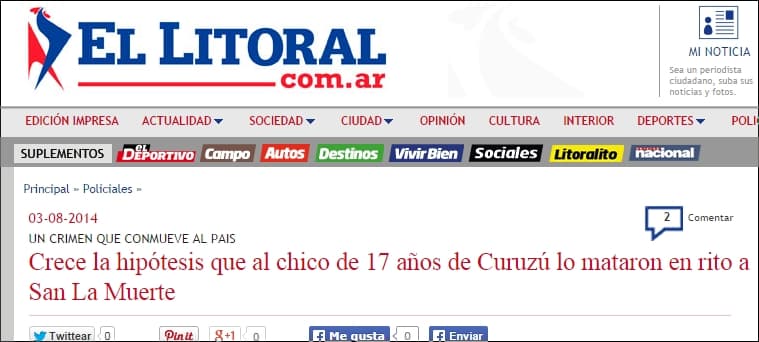 Fotografía documental — Criminalización y medios de comunicación: De homicidio confesado a «crimen ritual» en 5 simples pasos