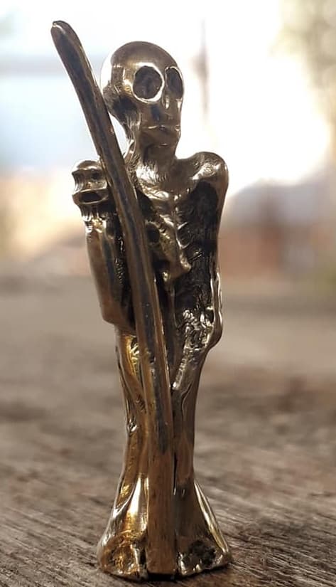 SLM monje pequeño bronce