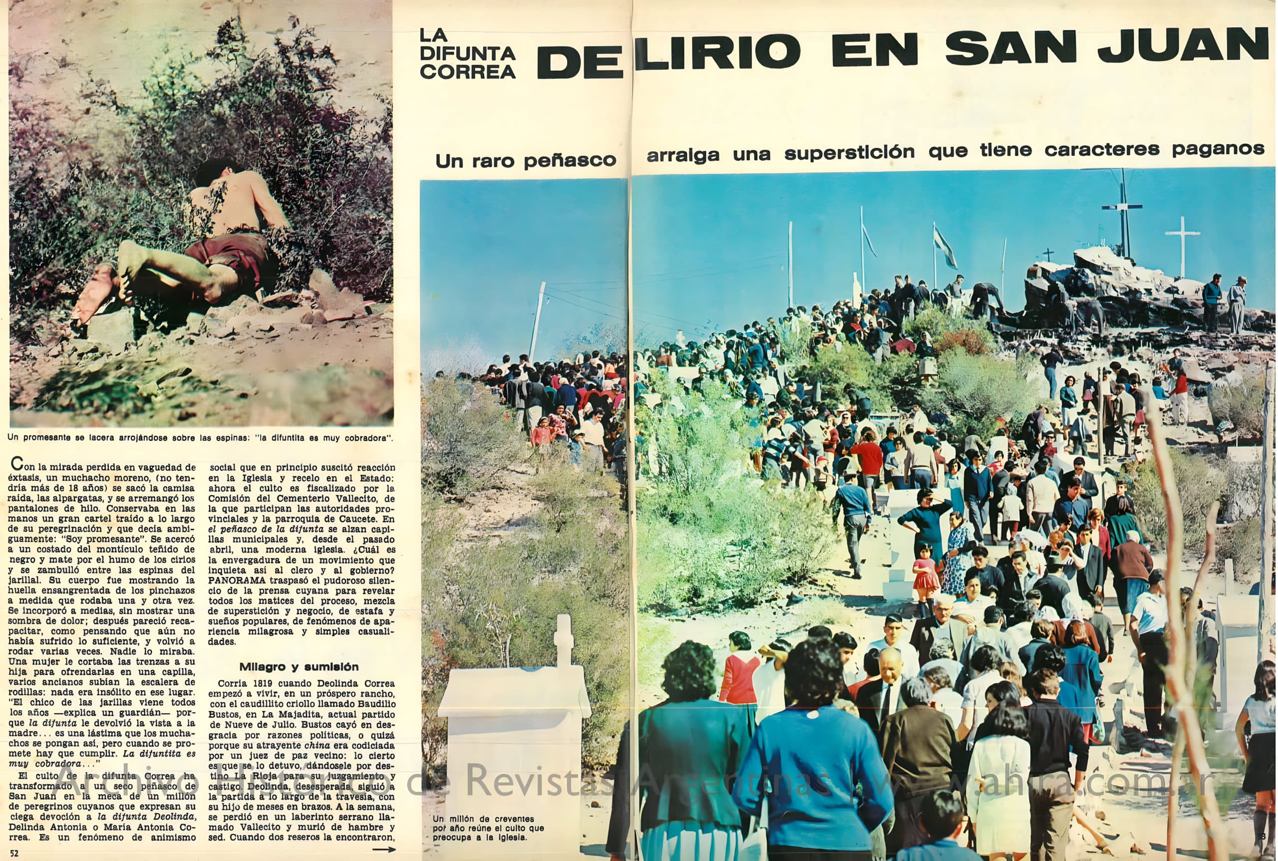 Fotografía documental — Documento: Cuando la devoción a la Difunta Correa era «delirio» y «superstición» (1966)