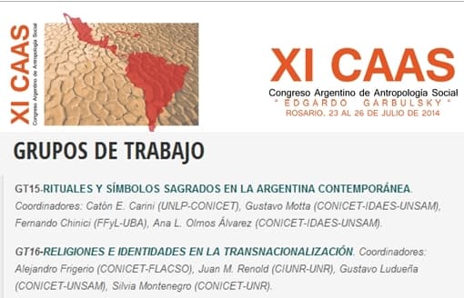 Fotografía documental — Grupos de Trabajo sobre religión – XI Congreso Argentino de Antropología Social (Rosario, 23-26 de julio de 2014)