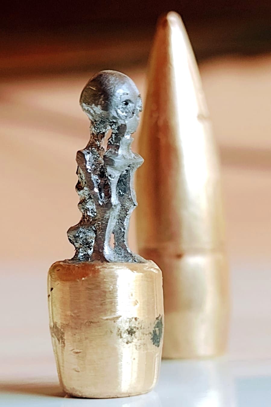 Señor de la Paciencia en plomo de bala