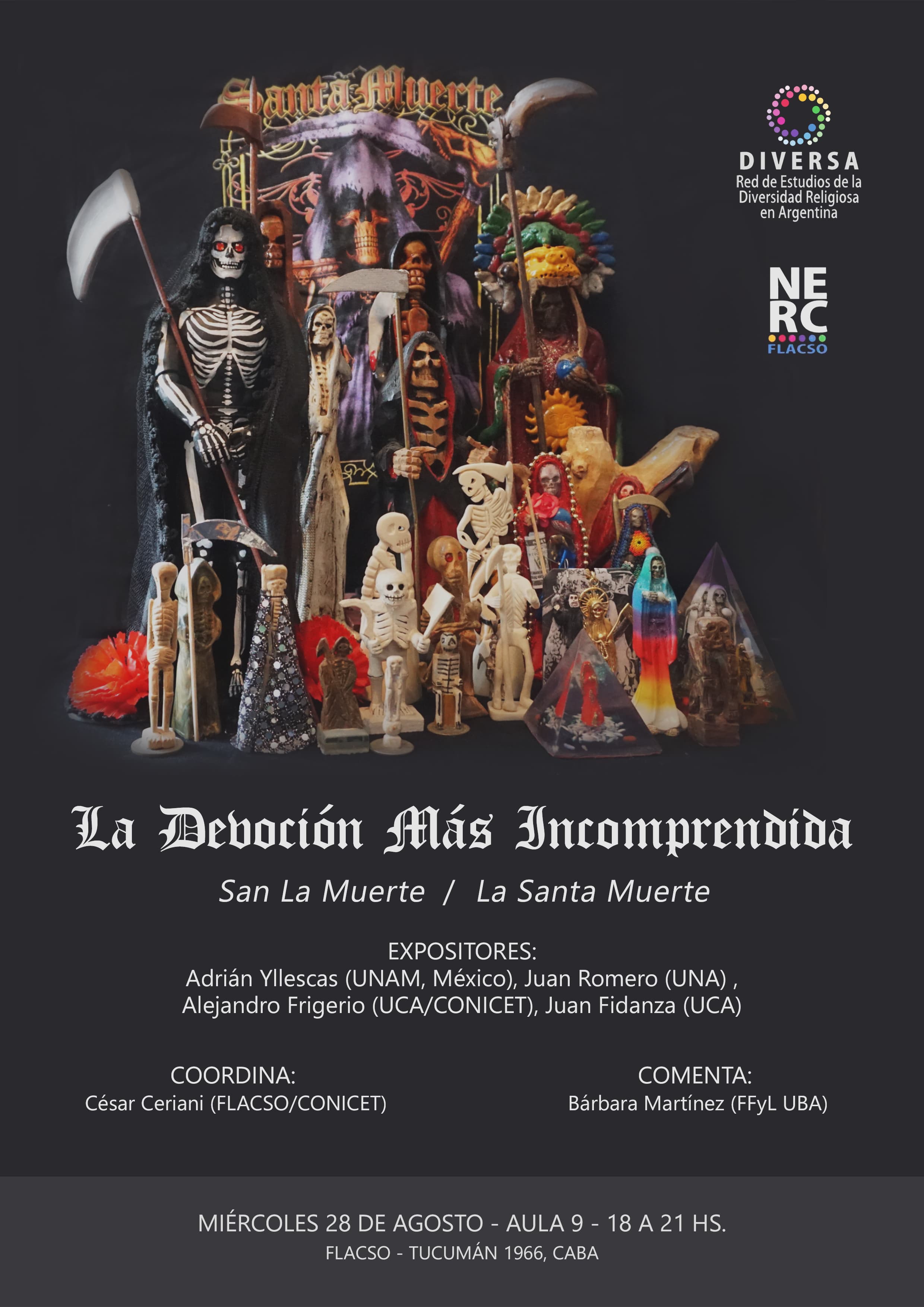 Fotografía documental — Panel: «San La Muerte / La Santa Muerte: la devoción más incomprendida»