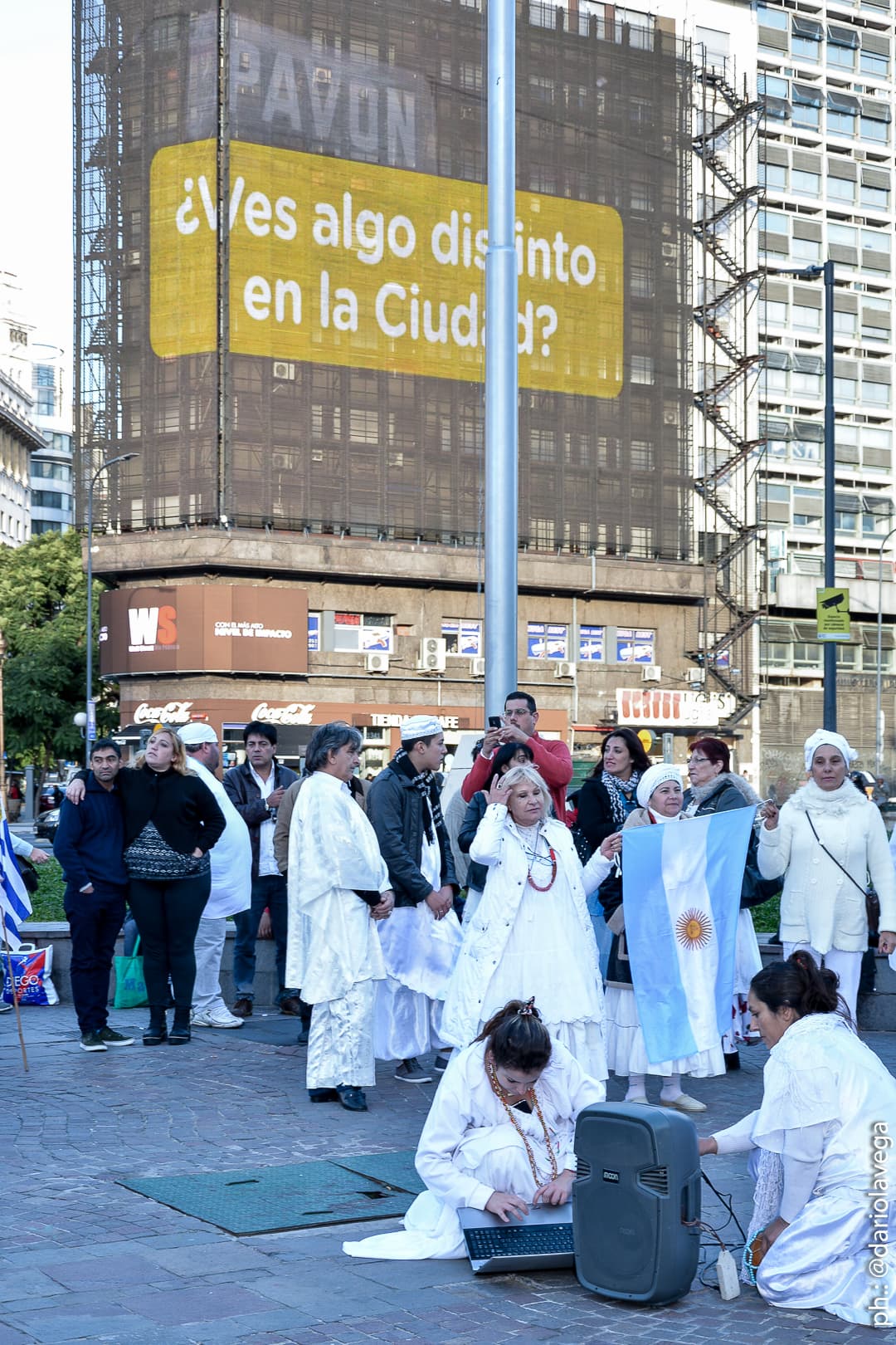 Marcha Afroumbandistas en el Obelisco