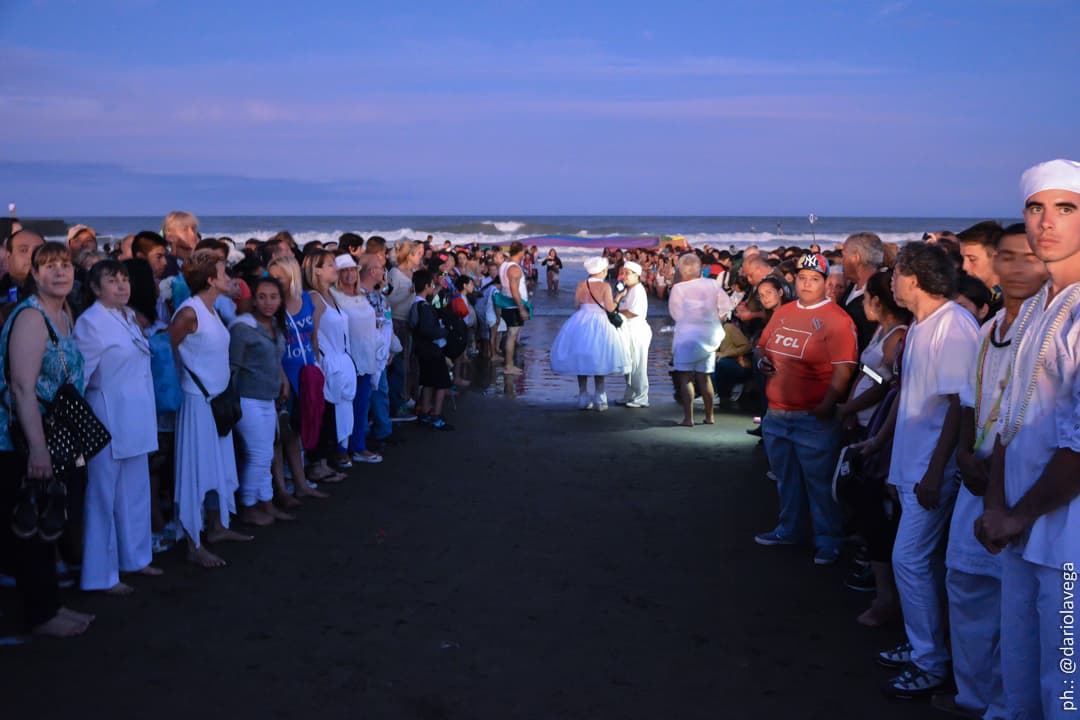 Iemanjá en Mar del Plata