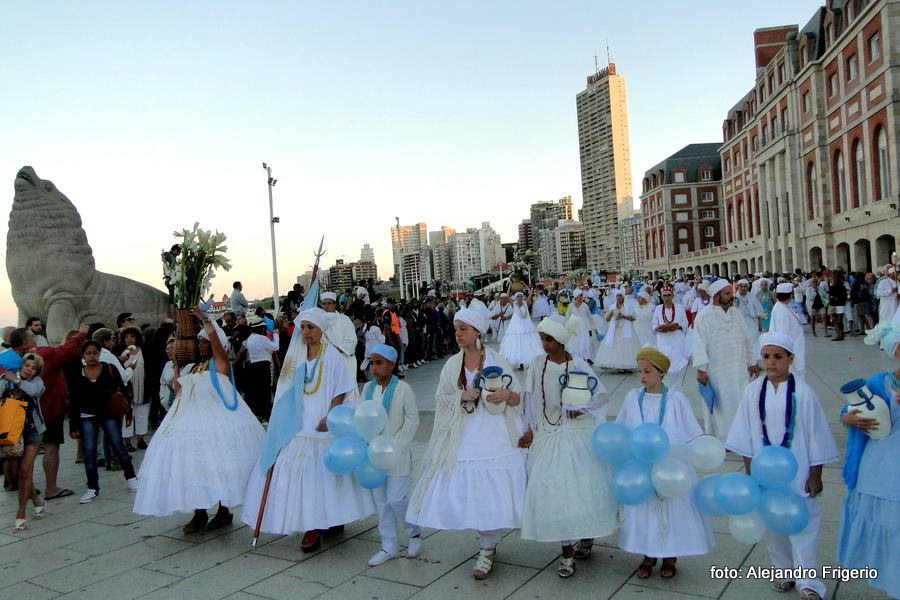 Iemanjá en Mar del Plata 2013