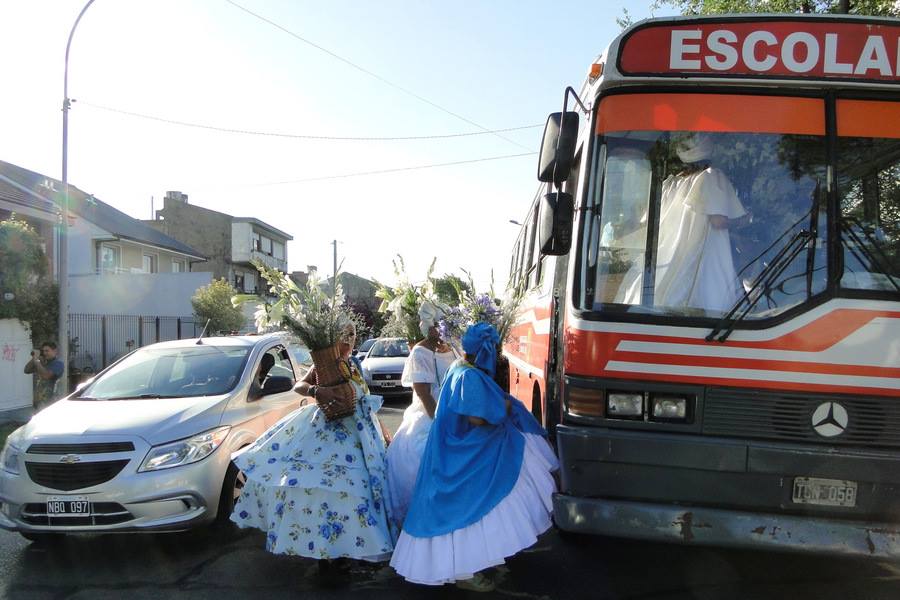Iemanjá en Mar del Plata - 2014 (Foto: Alejandro Frigerio)