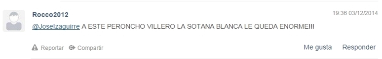 peroncho villero sotana enorme